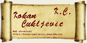 Kokan Čukljević vizit kartica